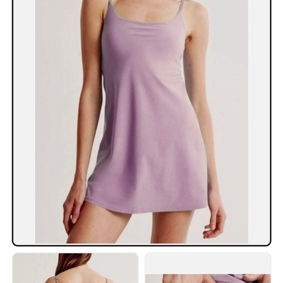 Abercrombie & Fitch Lilac Mini Dress - Picture 7 of 8